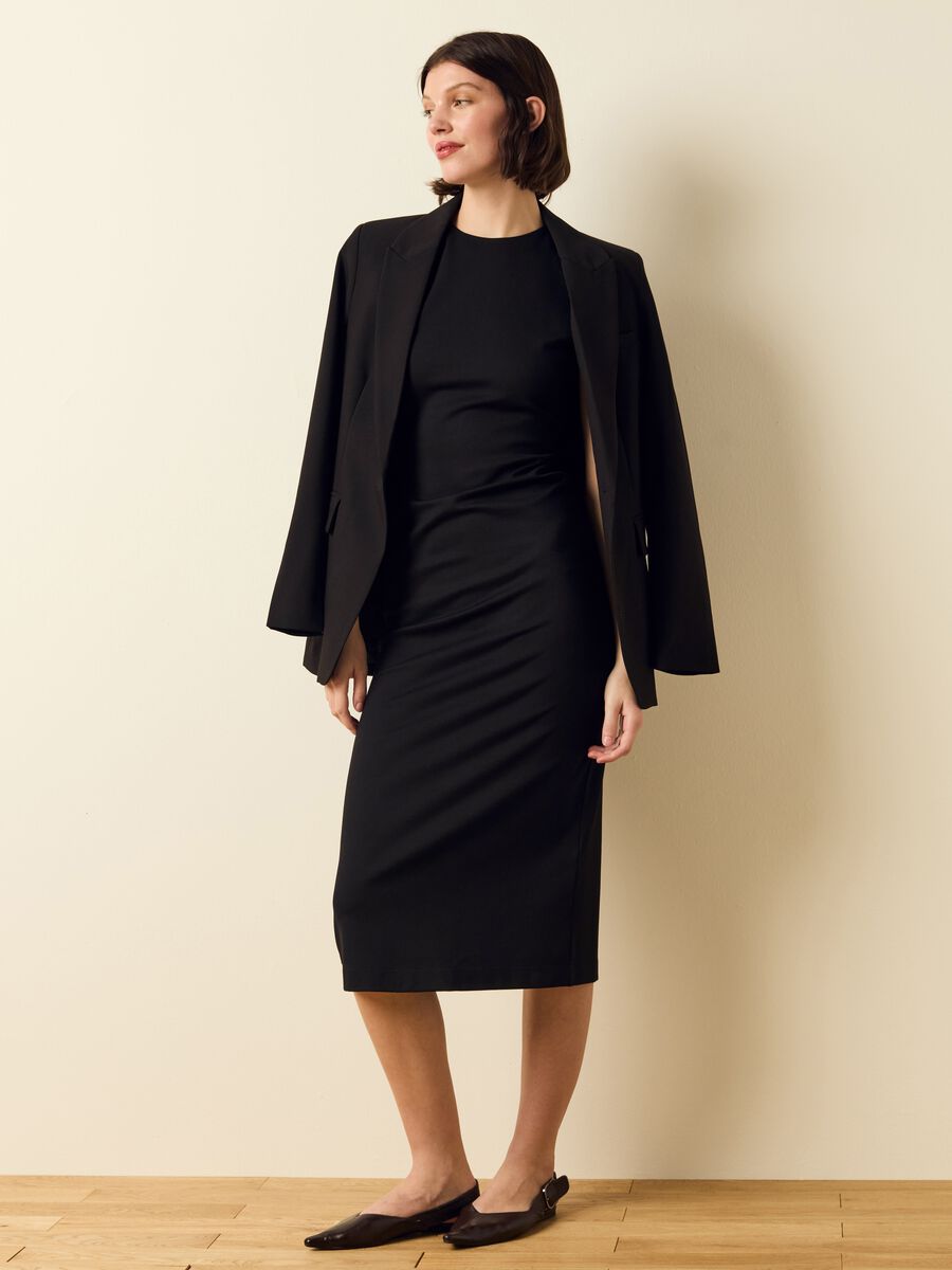 Sleeveless midi dress_0