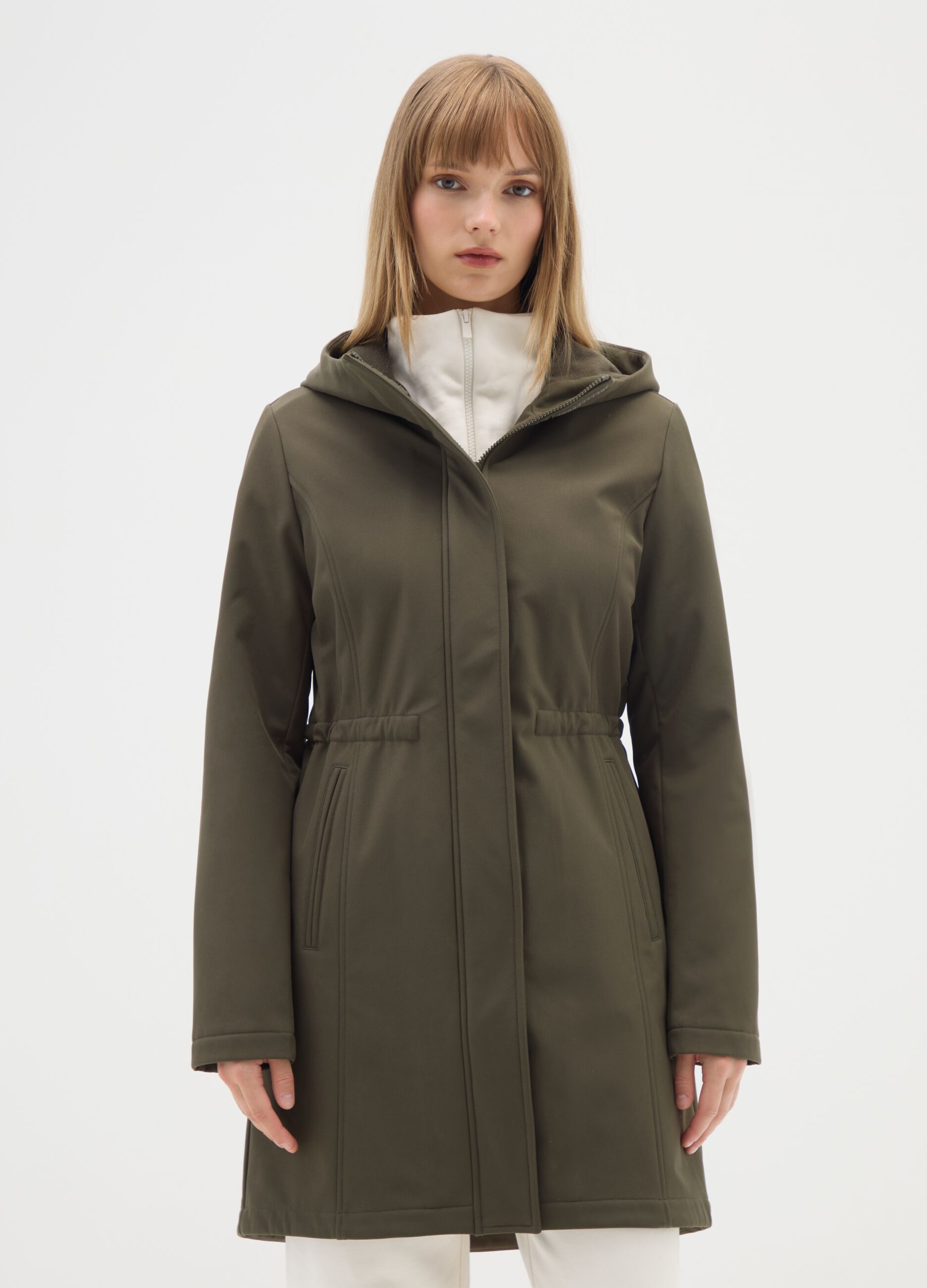 Giacca verde militare regular fit