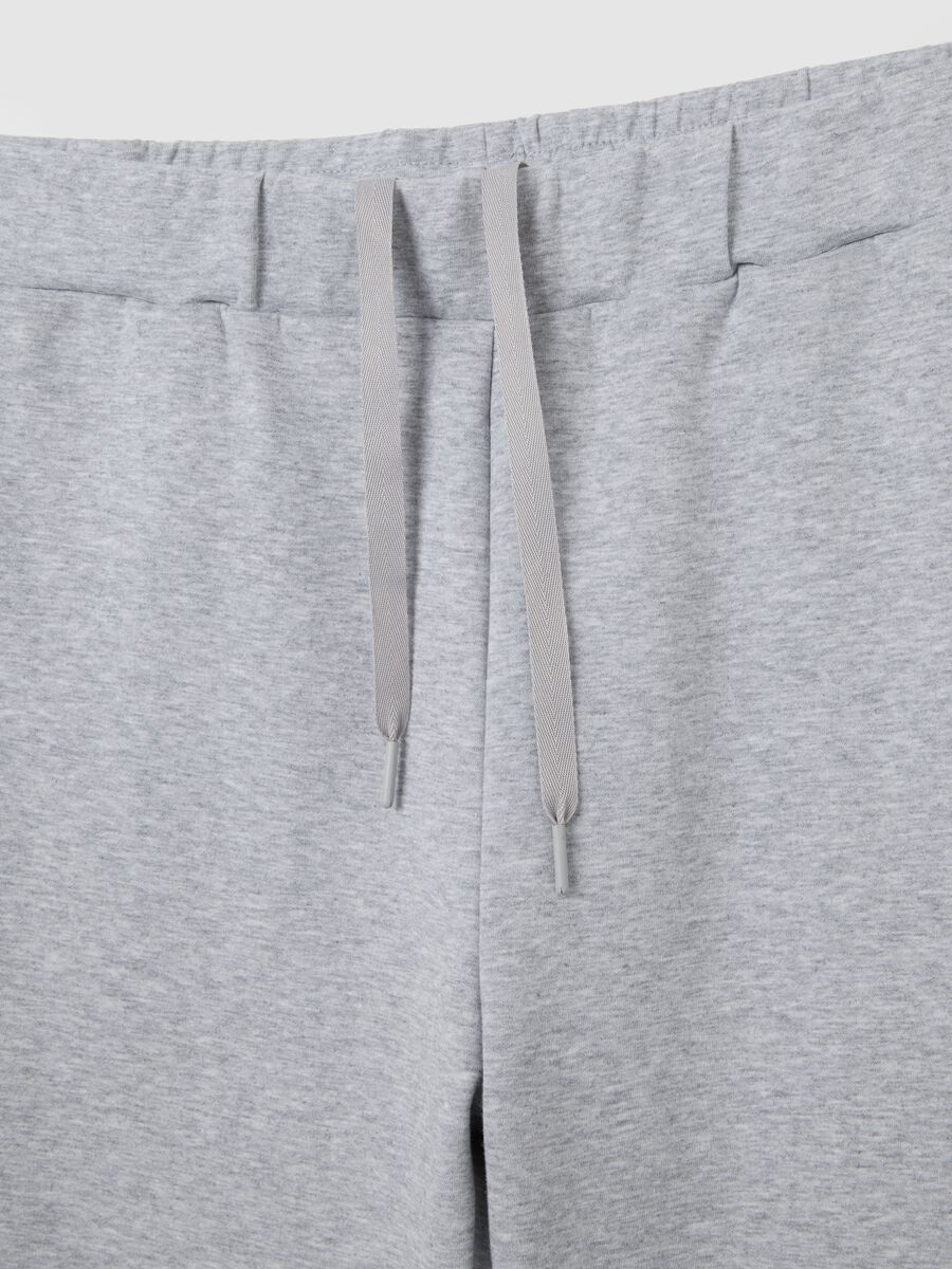 Pantaloni in misto cotone grigi regular fit_5