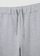 Grey cotton-blend trousers regular fit_5
