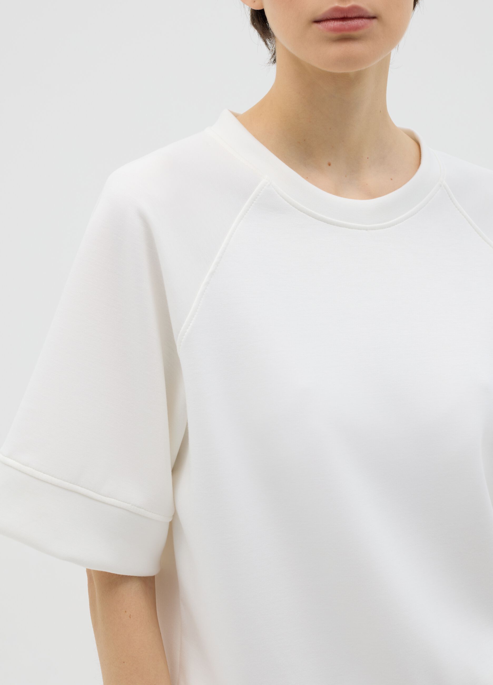 White top with kimono sleeves