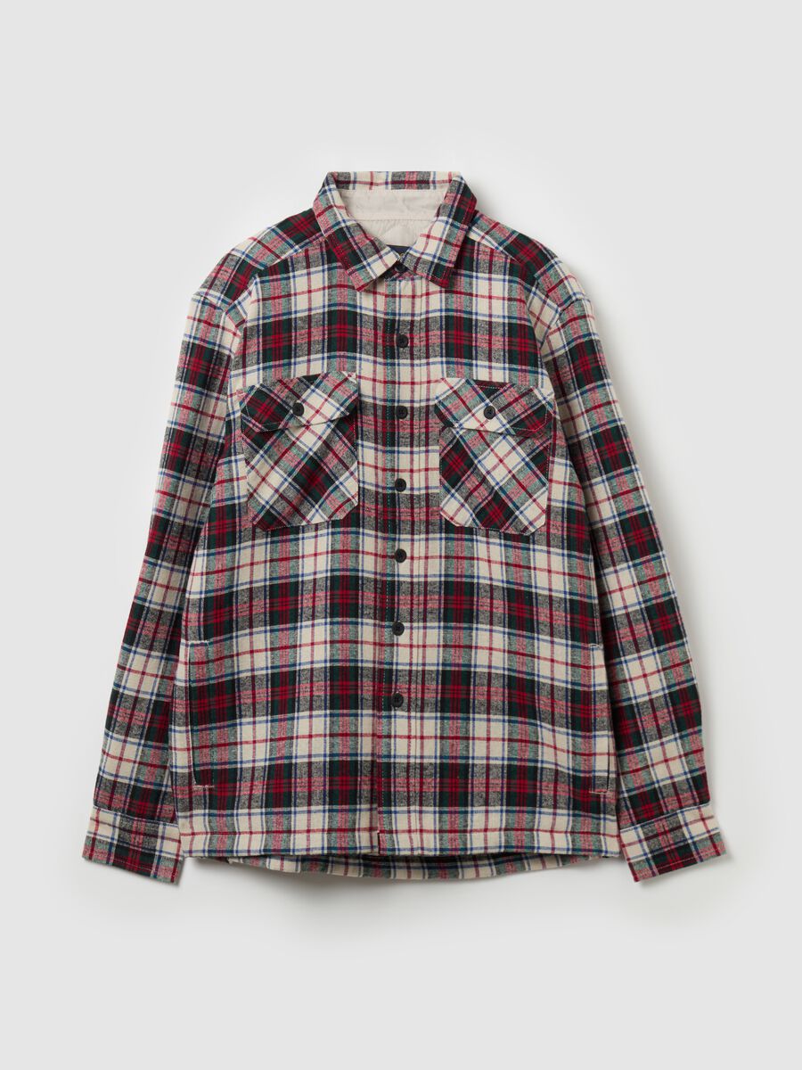 Checked flannel shirt_1
