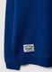 Blue pure cotton hoodie with print for boys_2