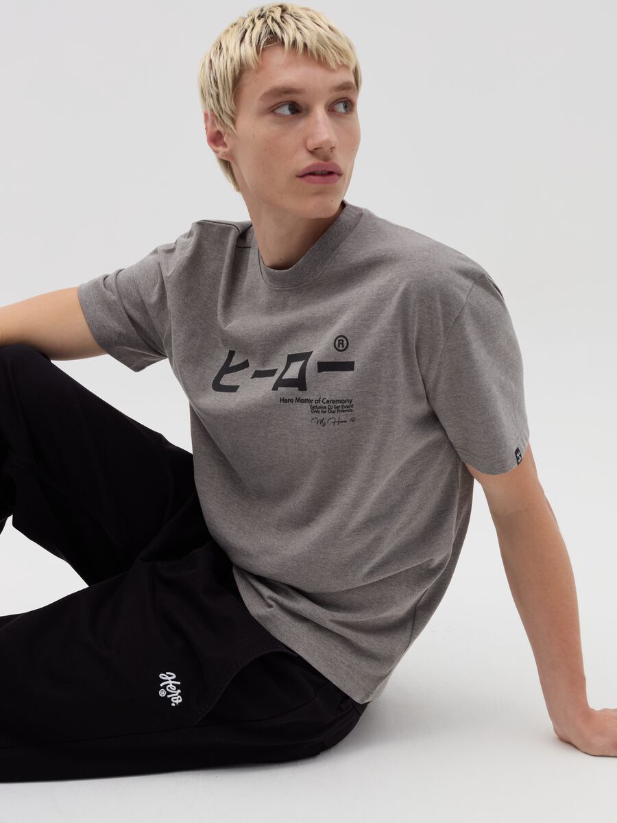 Cotton T-shirt with print_3