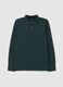 Long-sleeved polo shirt in piquet_4