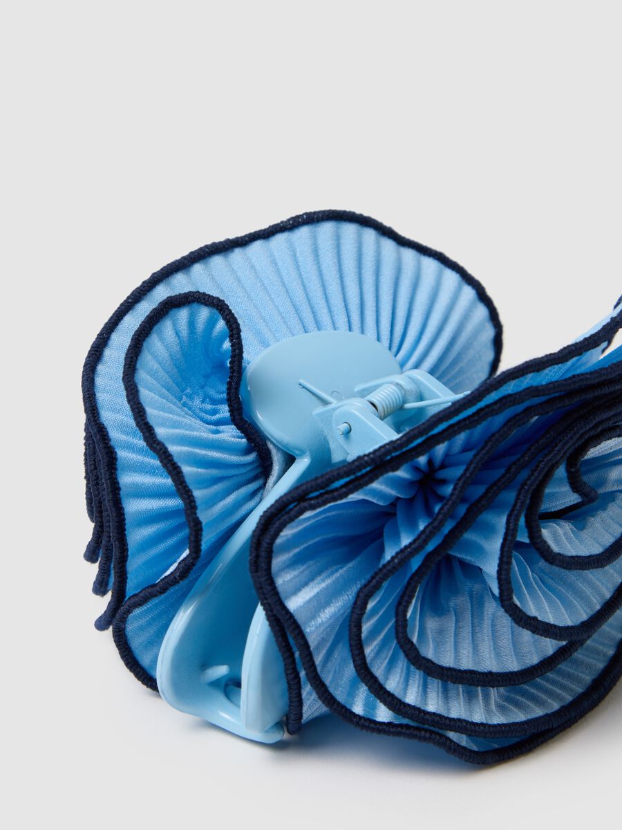 Fermaglio per capelli multicolor con design floreale_2