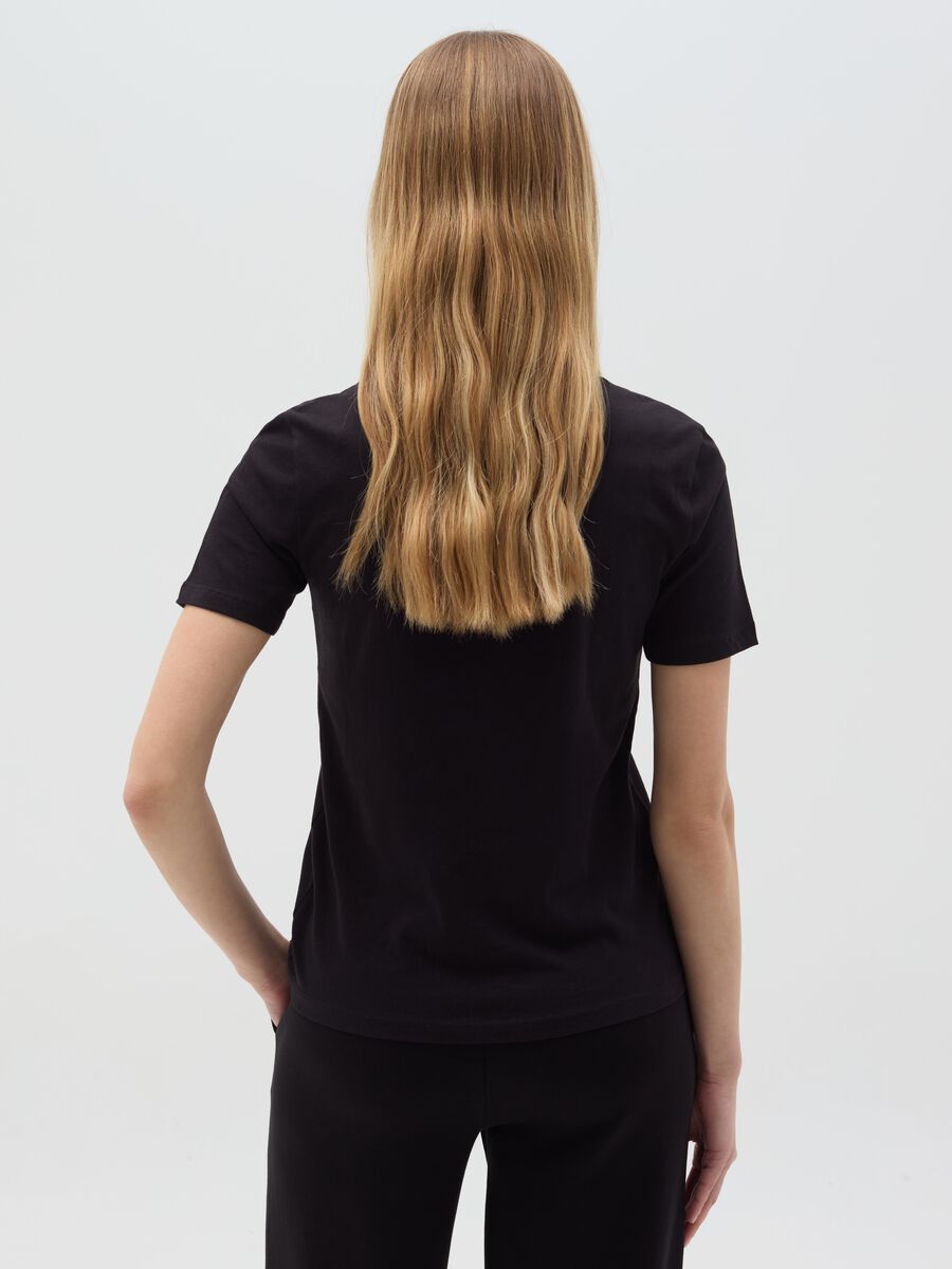 Organic cotton T-shirt with round neck_3