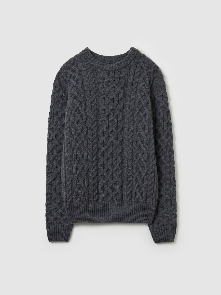 Pullover in braided wool_4
