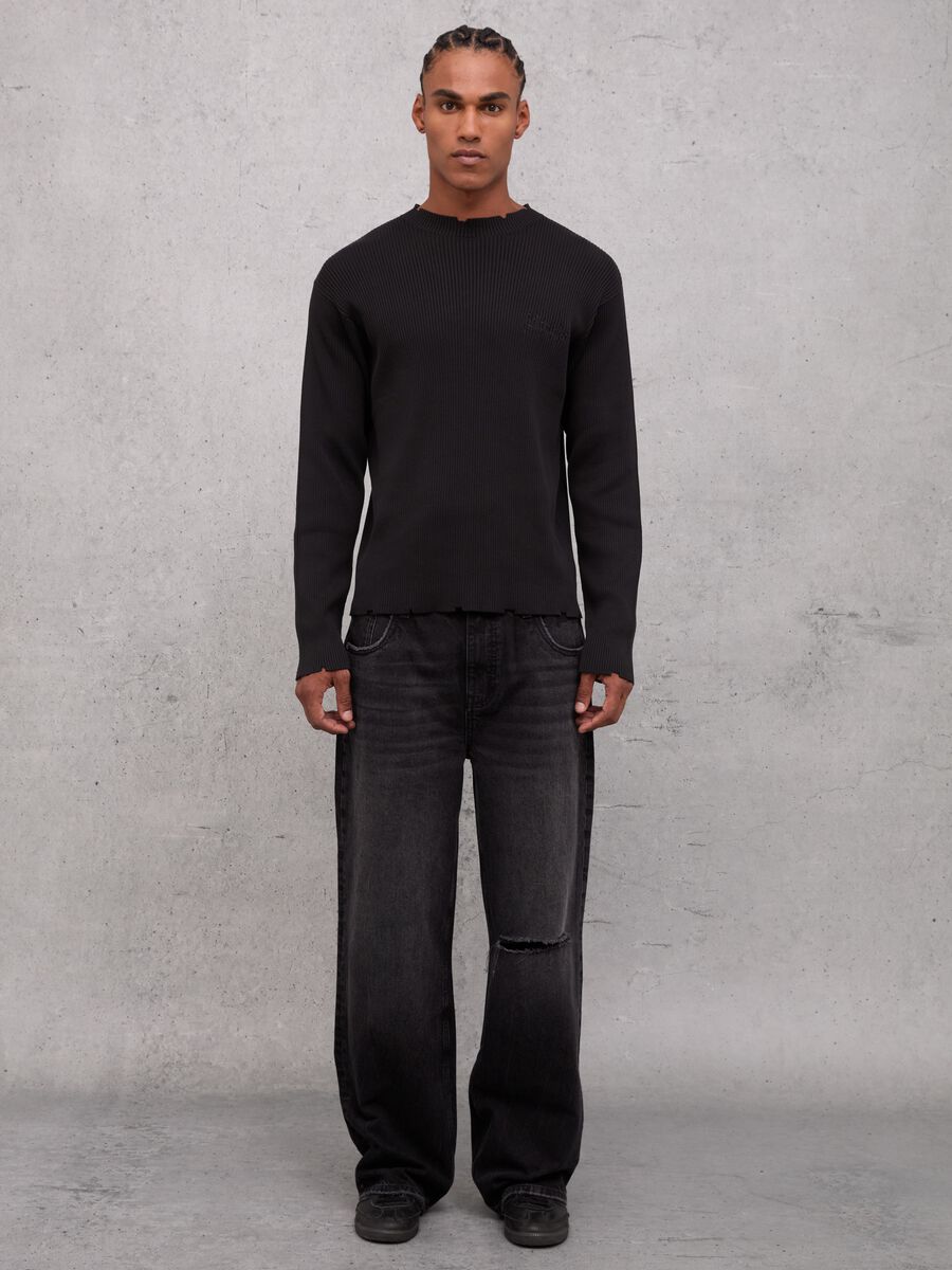 Baggy Denim Washed Black_1