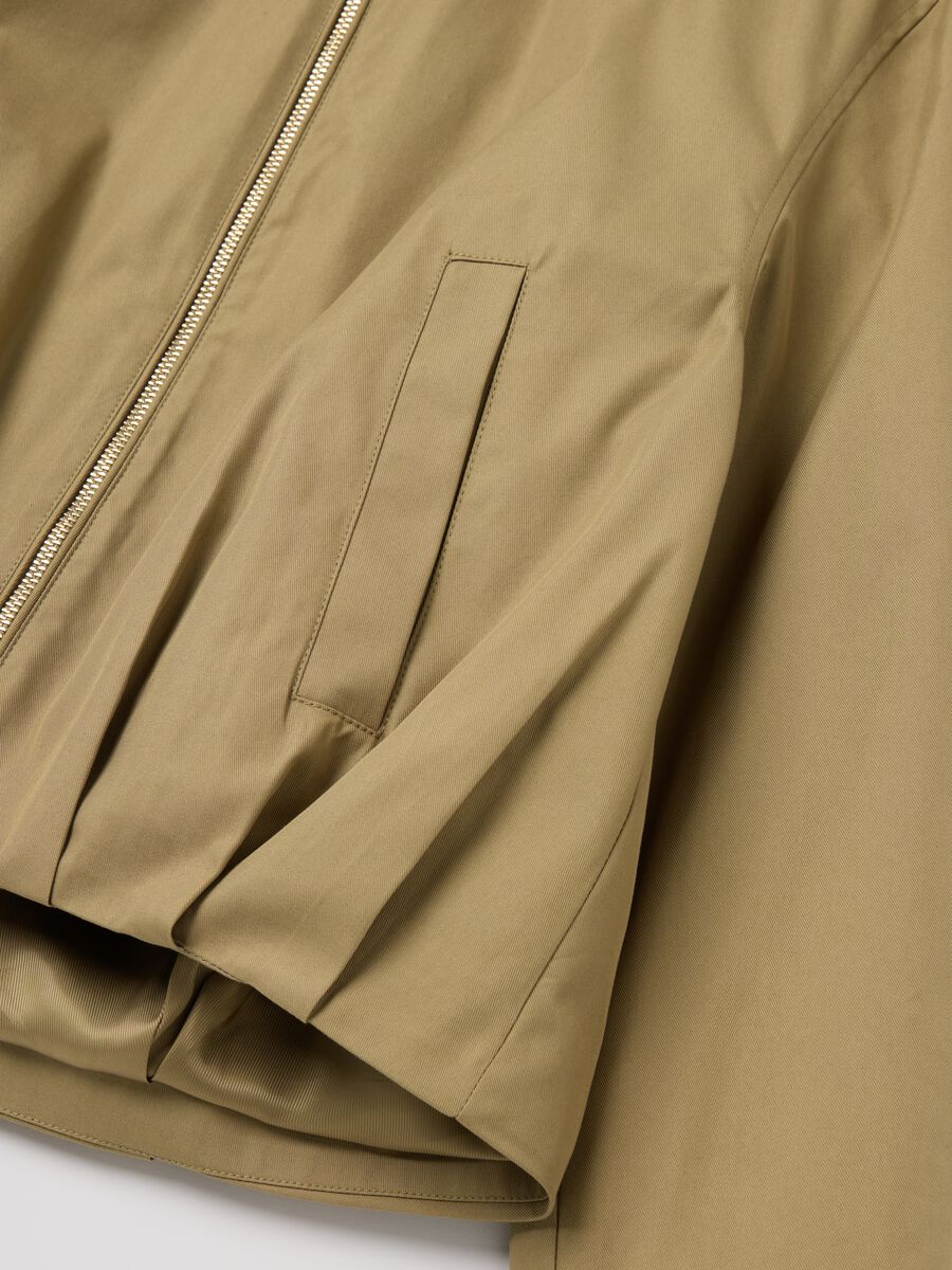 Full-zip bomber jacket with collar_5