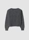 Grey stretch wool jumper with oversized boat neck_1
