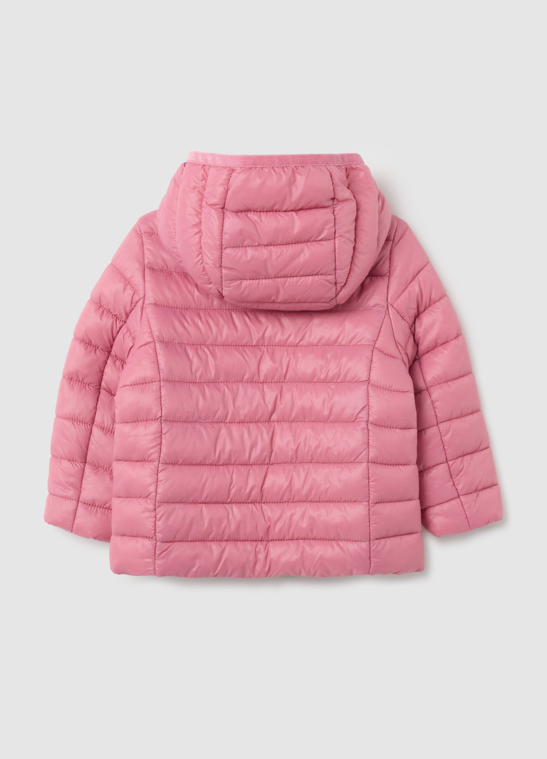 Girls' regular fit pink blend jacket