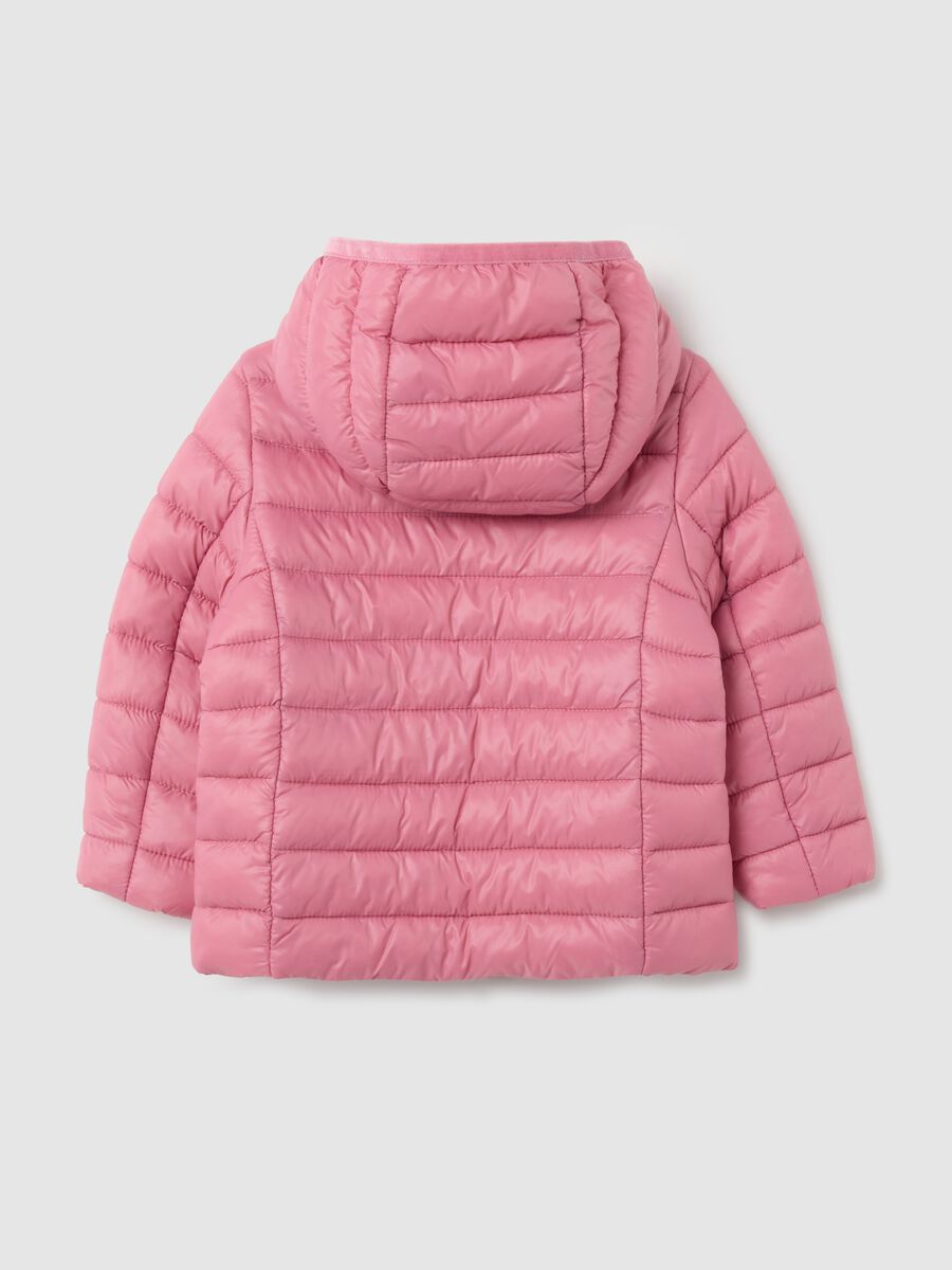 Girls' regular fit pink blend jacket_1