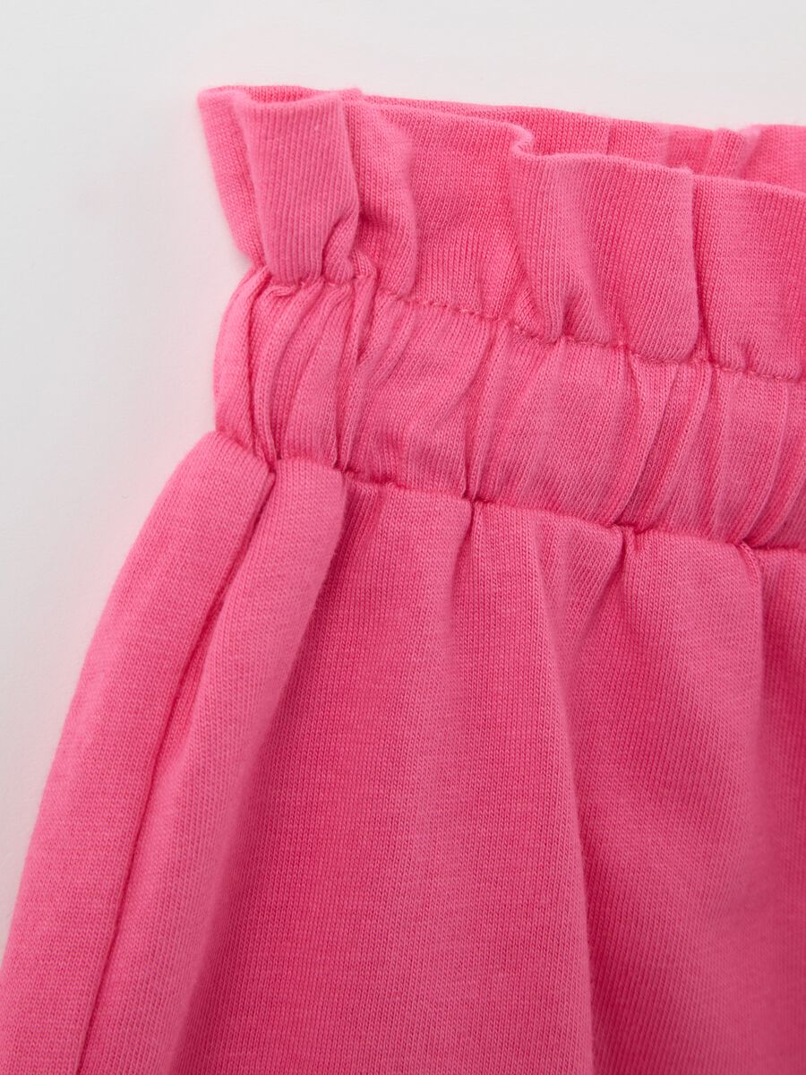 Pink pure cotton shorts OVS Kids_3