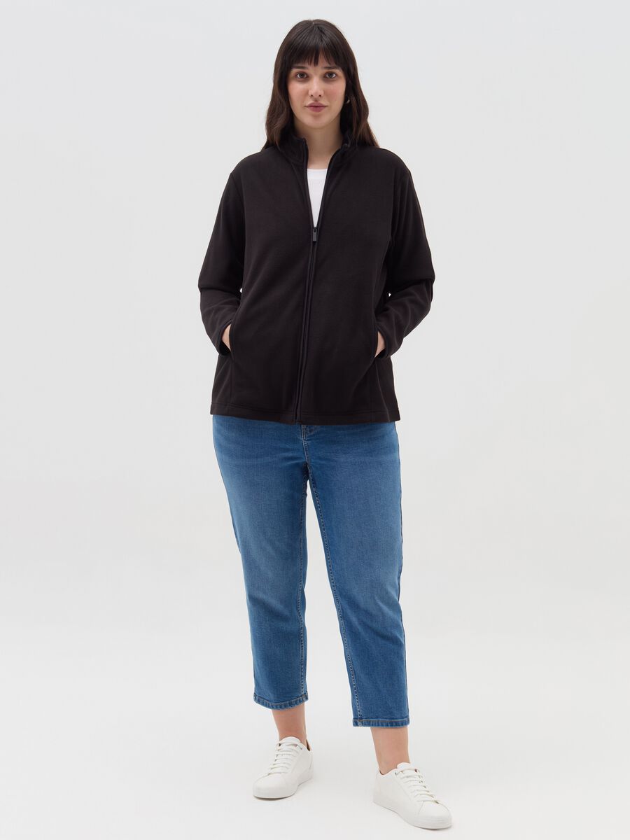 Full-zip in pile Curvy_1