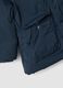 Blue padded hooded jacket_3