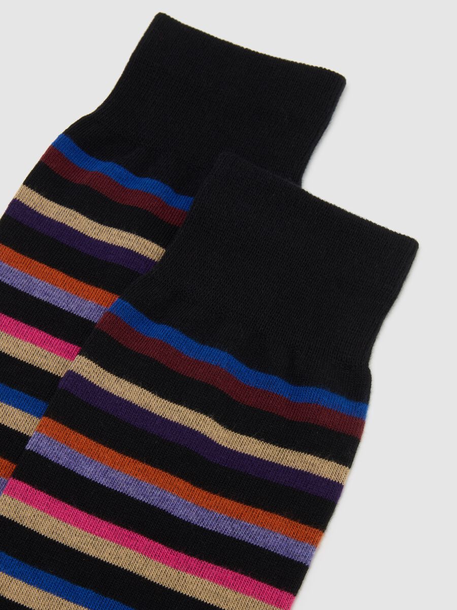 Multicoloured cotton socks twin-pack_1