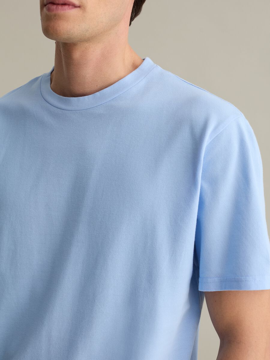 Solid colour cotton T-shirt_2