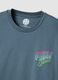 Light blue pure cotton short-sleeve T-shirt, relaxed fit with print_5