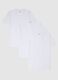 Pack of three men's white cotton regular fit t-shirts_4