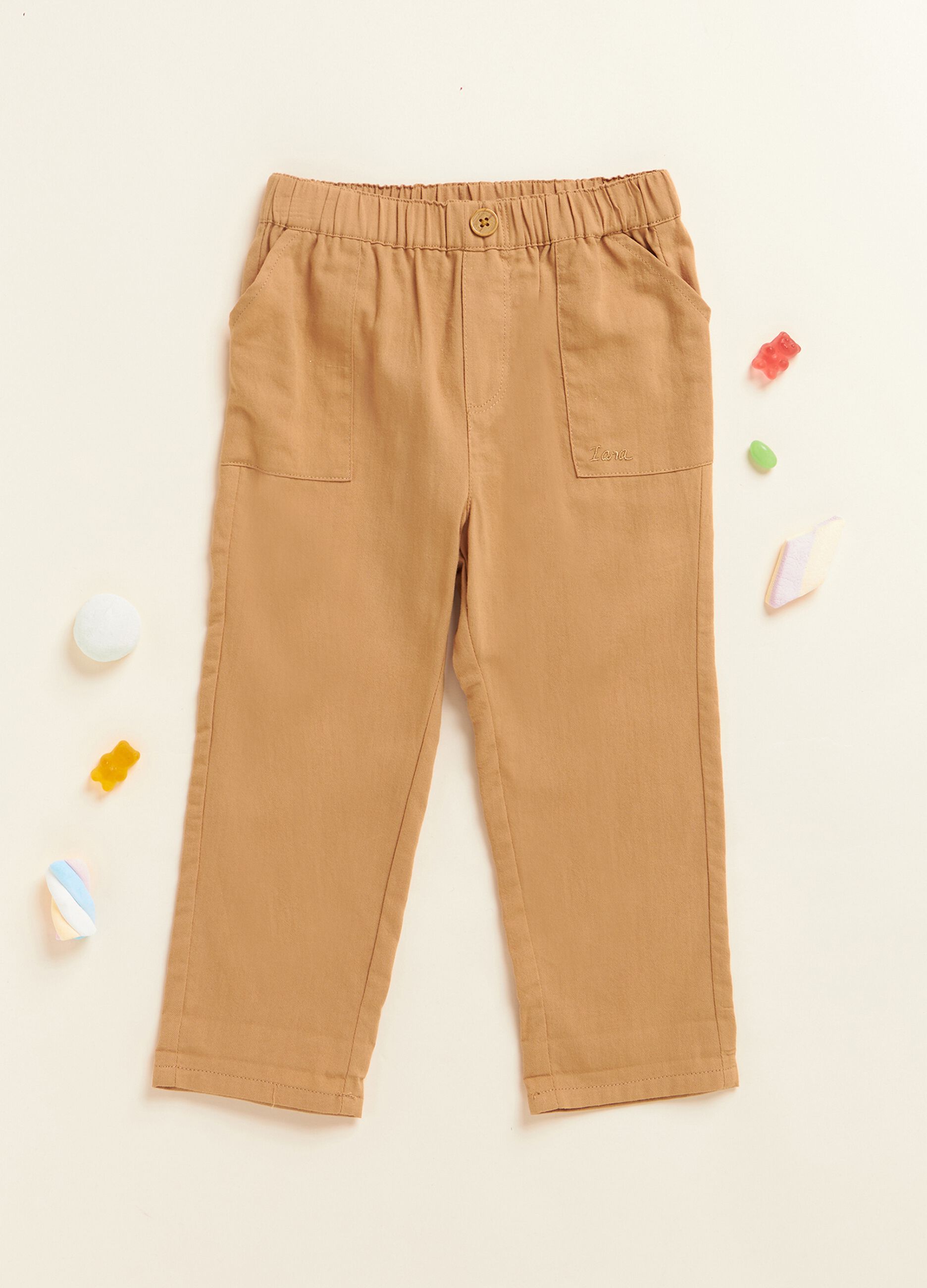 Pantaloni in twill di puro cotone IANA_0