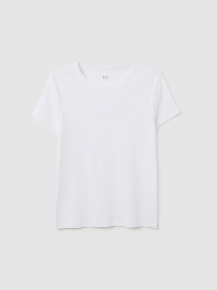 T-shirt bianca elasticizzata_0