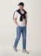 Light blue stretch cotton comfort-fit jeans_0