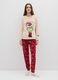 Multicolour Christmas regular fit pyjamas with Grinch print_0