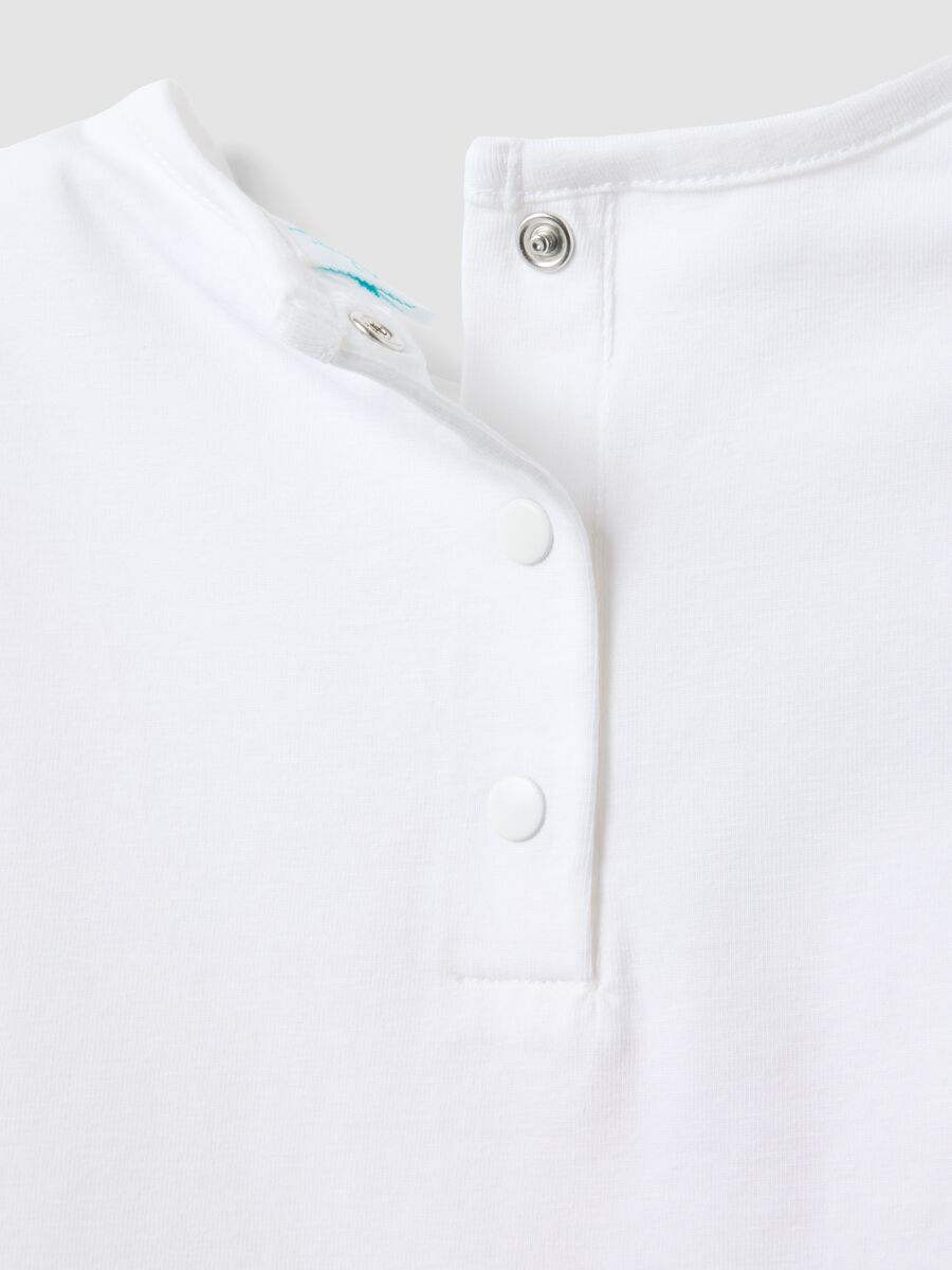 Completo multicolor in cotone elasticizzato per bimba con stampa Stitch_3