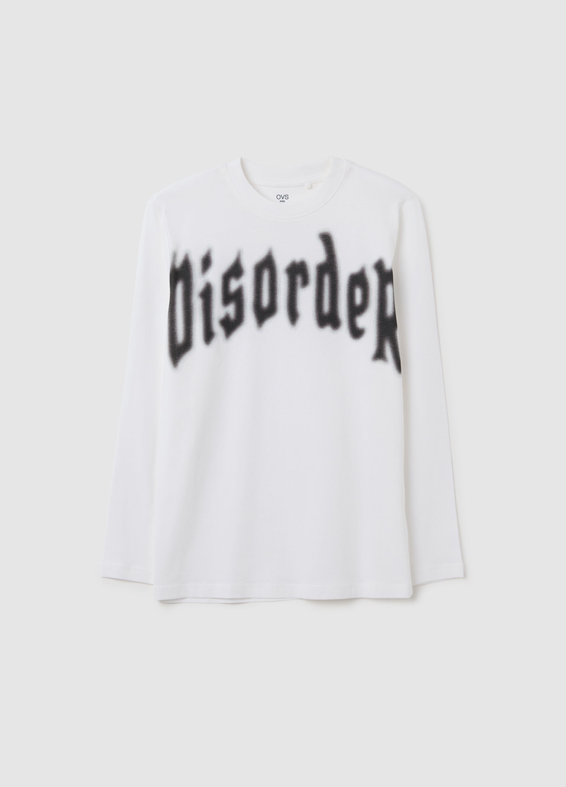 Boy's Oversized White Pure Cotton T-shirt