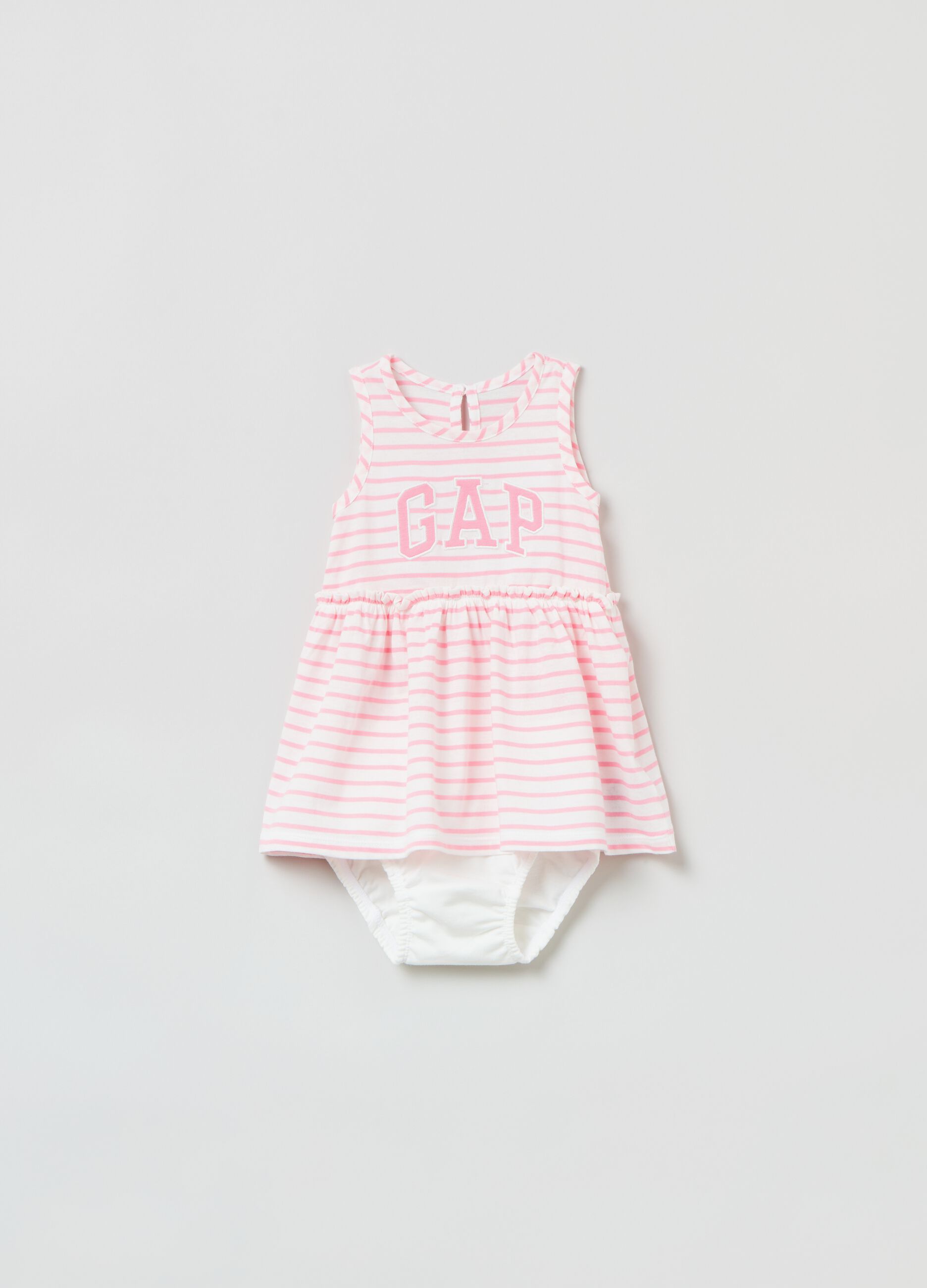Dress with logo and shorts set
