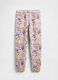 Multicolour cotton trousers for girls_3