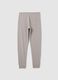 Boys' grey jogger trousers in pure cotton with regular fit_4