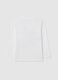 Baby white pure cotton regular fit t-shirt_1
