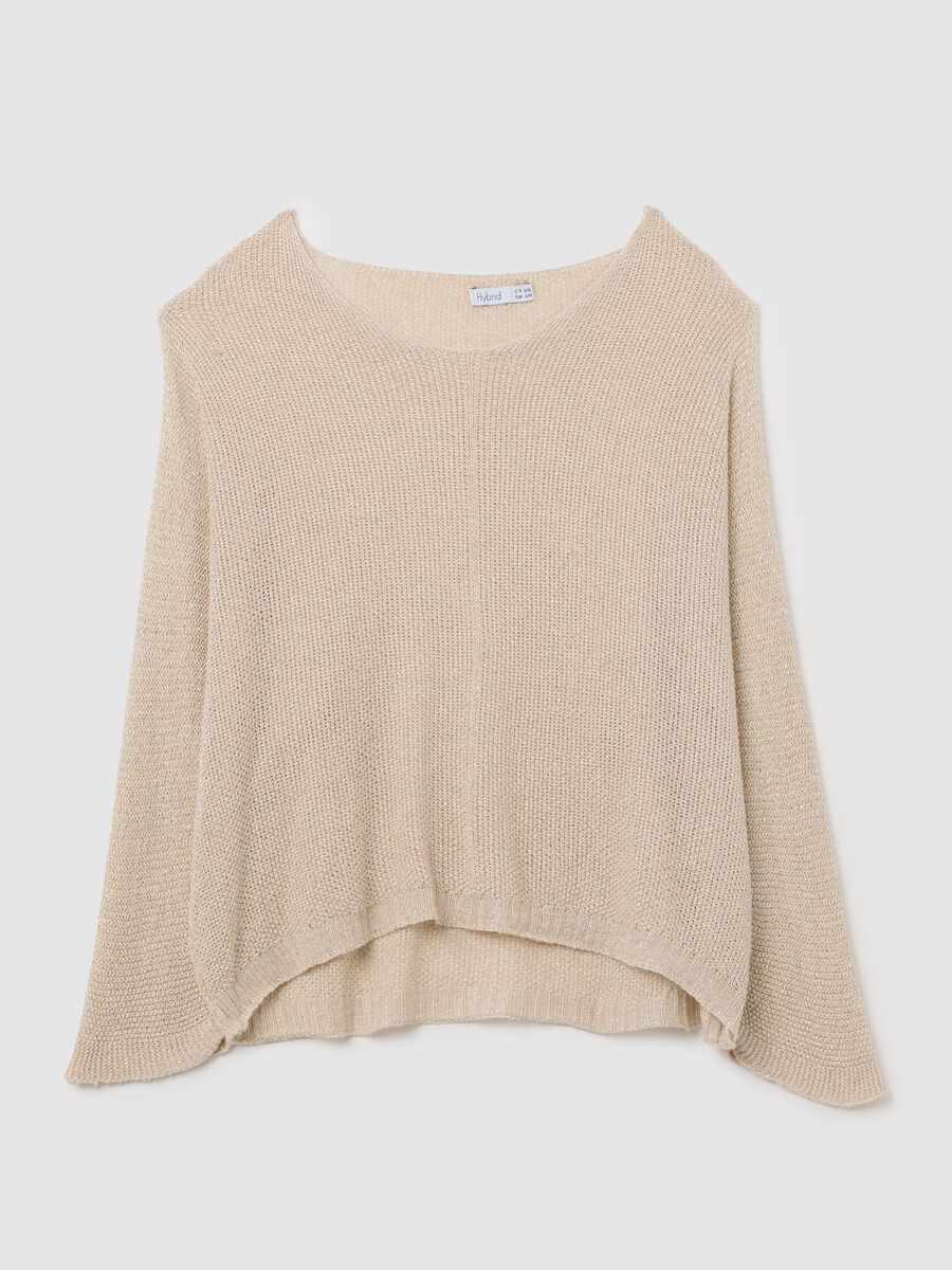 Women's Beige Regular Fit Jumper_4