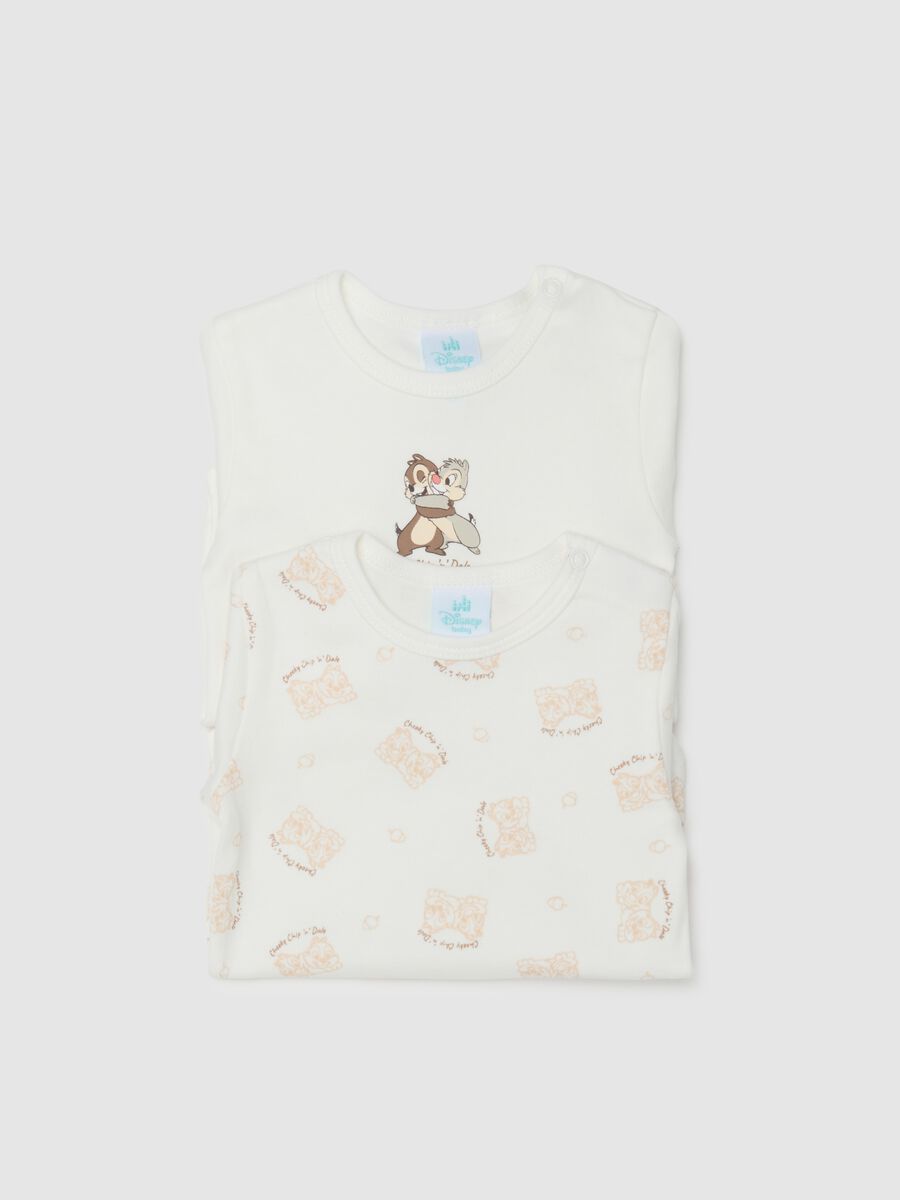 Newborn multicolour pure cotton bodysuit twin pack_3