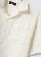 White short-sleeve pure cotton shirt_5