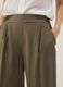 Green viscose-blend palazzo trousers_3