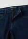 Men's Dark Blue Slim Fit Denim Jeans_5