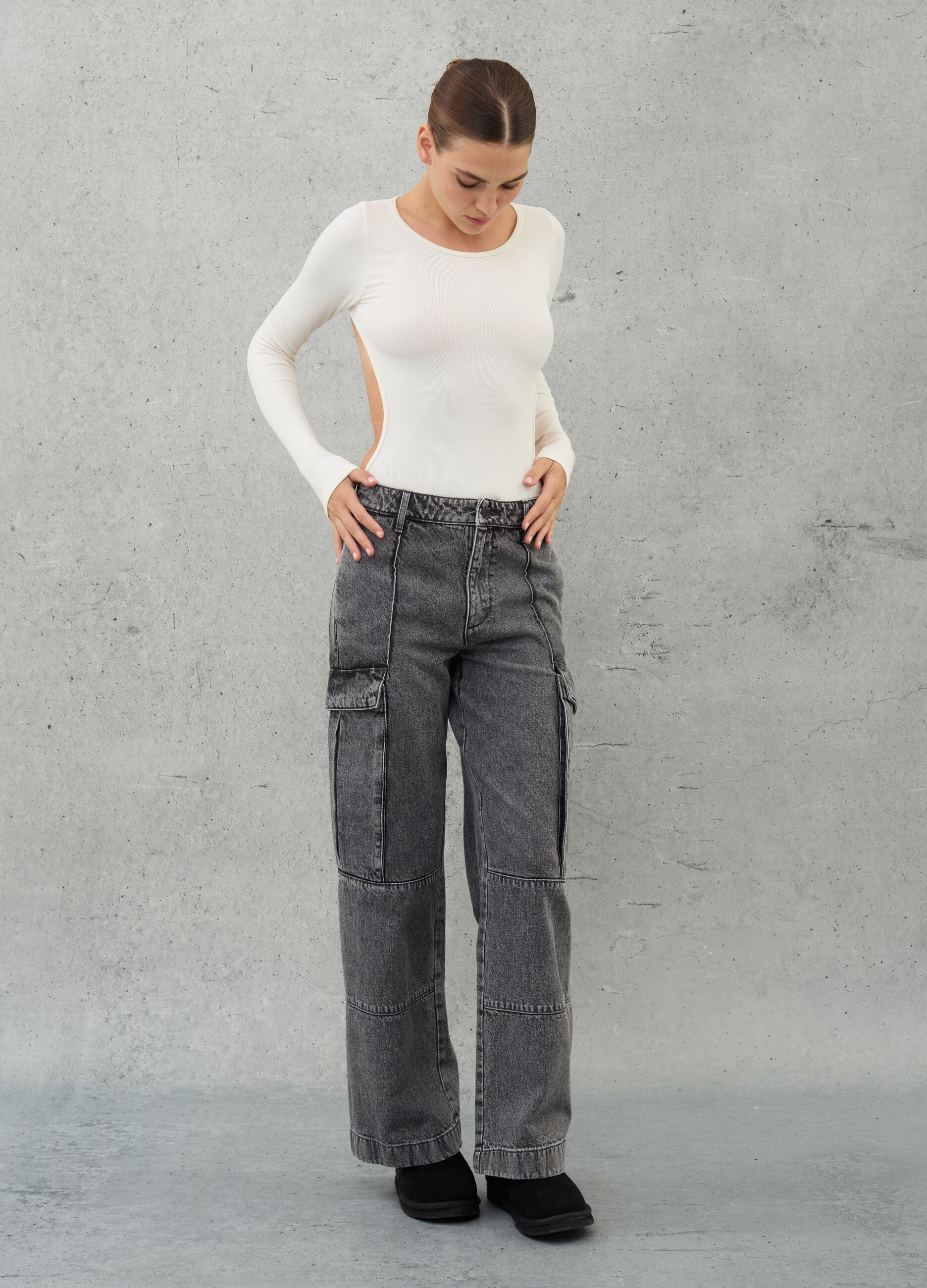 Cargo Denim Vintage Grey