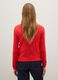 Red pure wool jumper regular fit_3