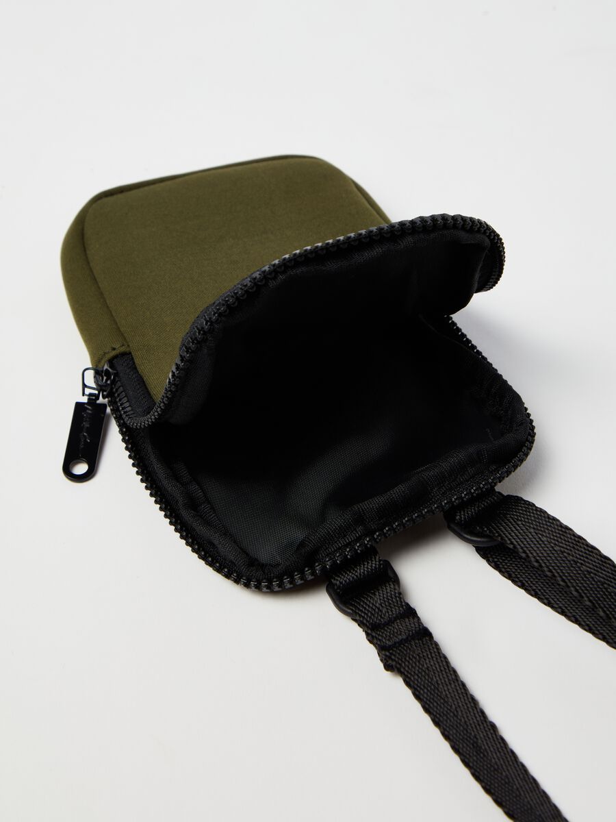 Mobile phone holder with logo patch_1