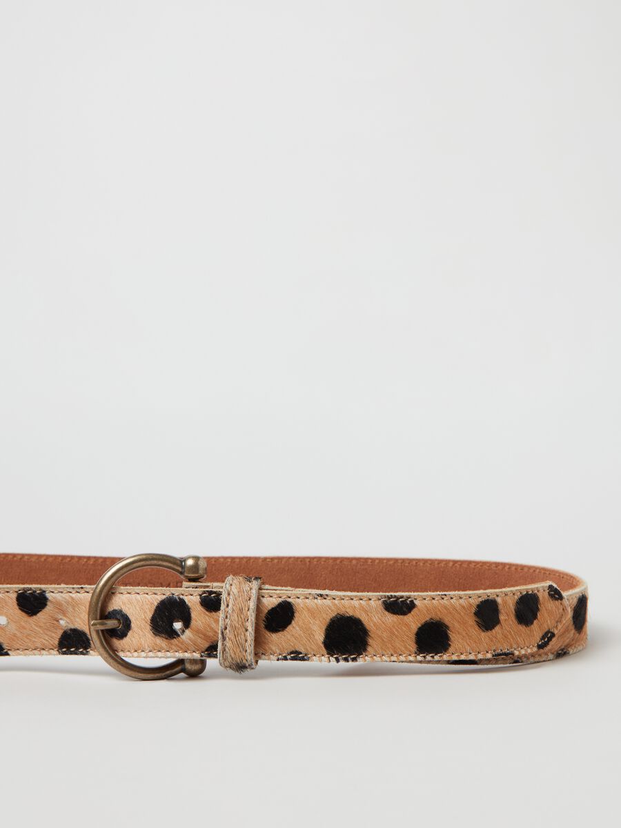 Cintura in cavallino animalier_0