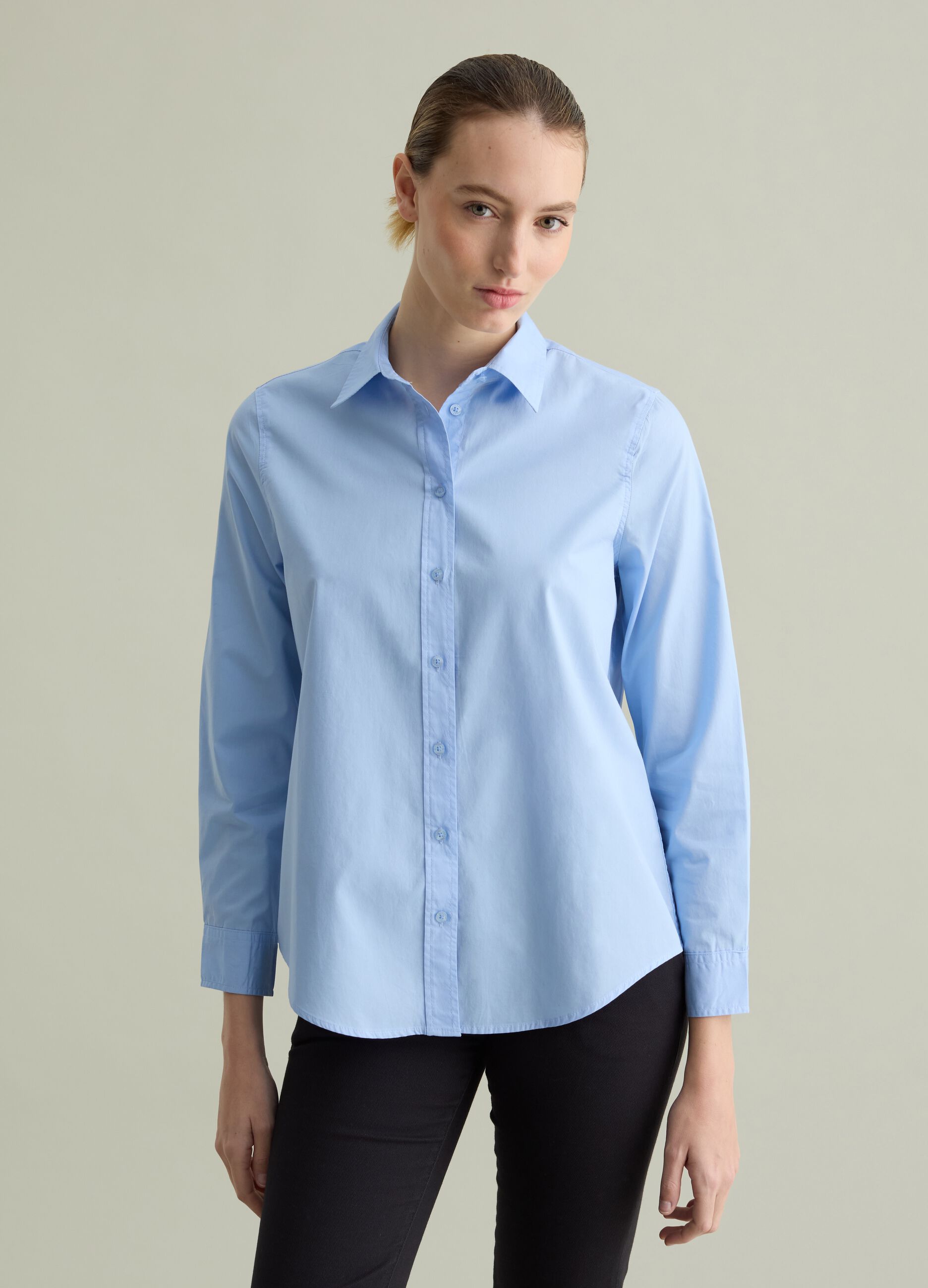 Camicia in popeline