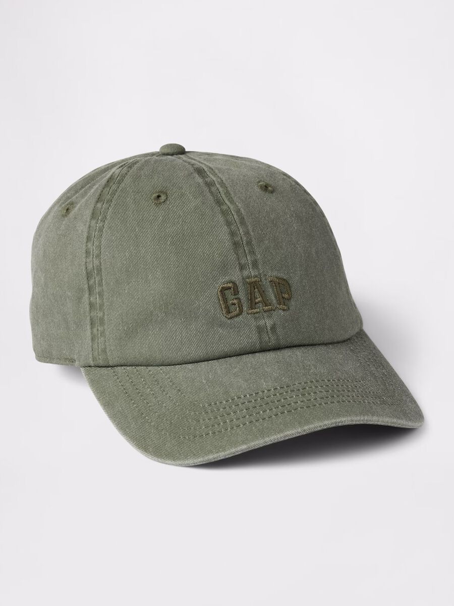 Baseball cap in beige cotton_0