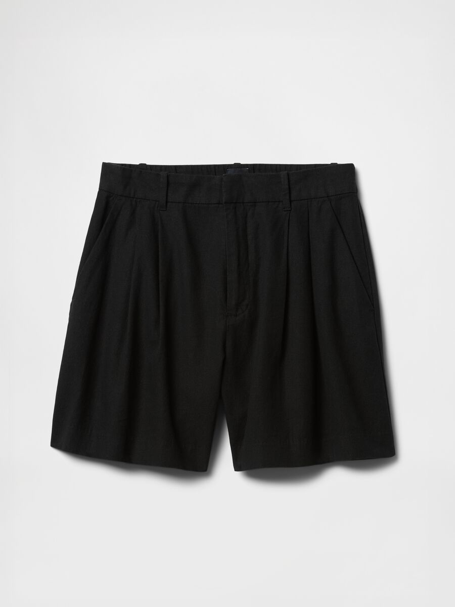 Shorts in lino e viscosa_6