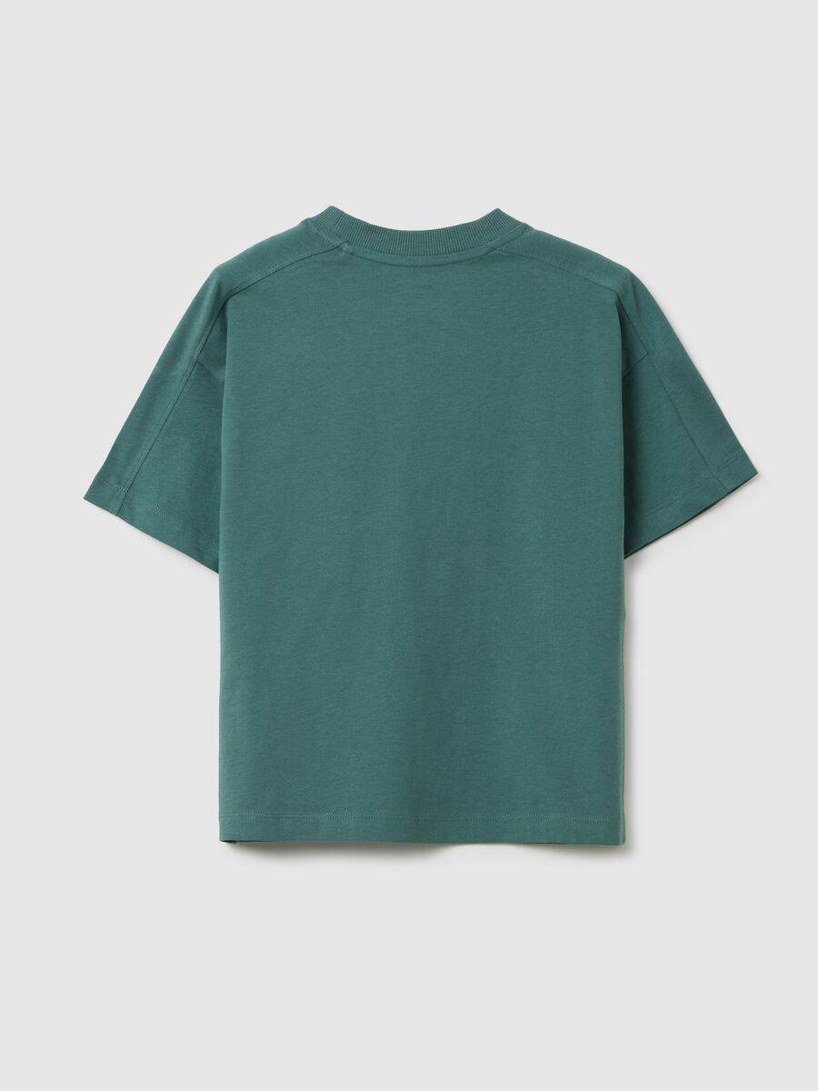 Green T-shirt in pure cotton OVS Kids_1