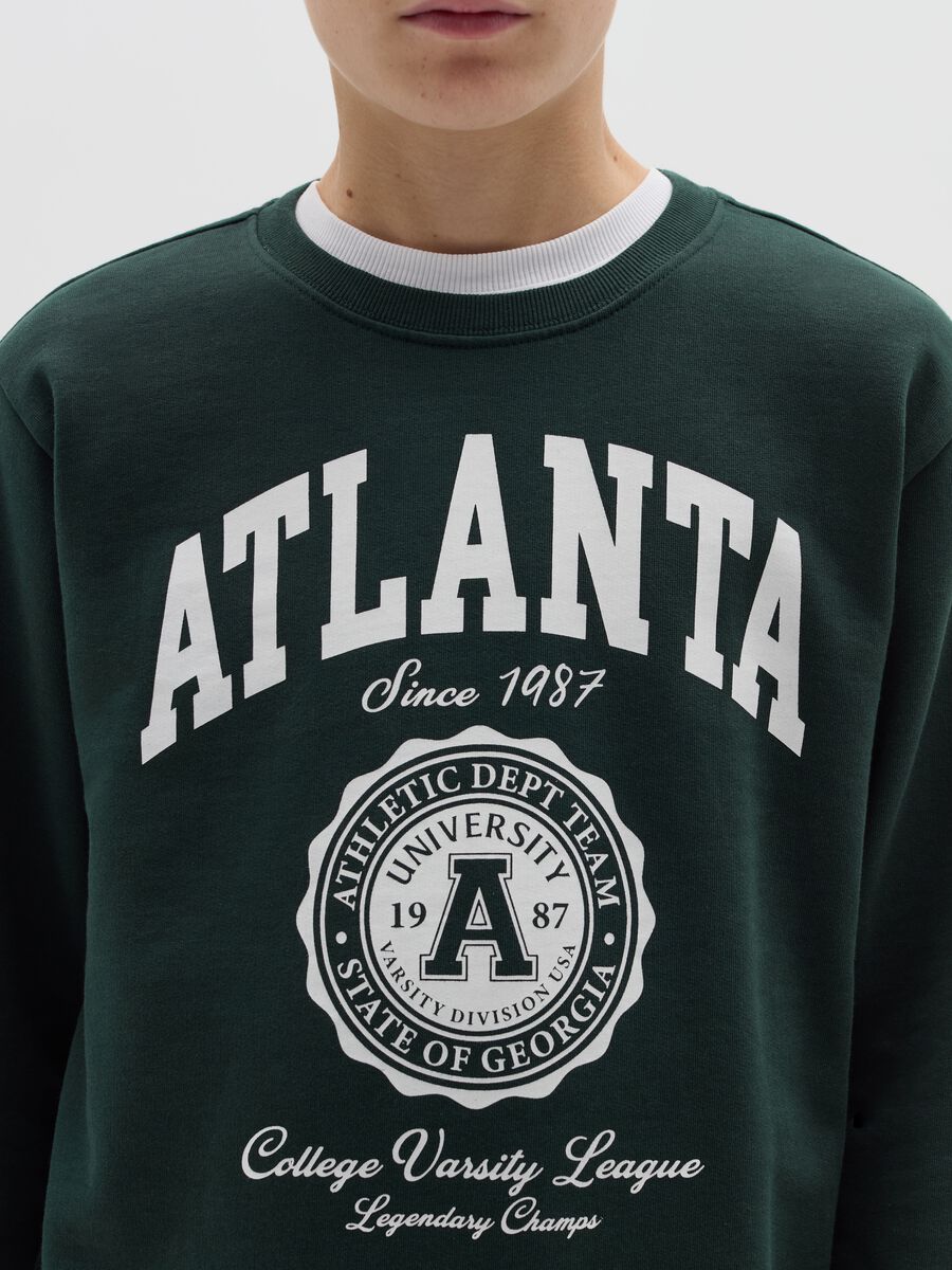 Sweatshirt with college print_1