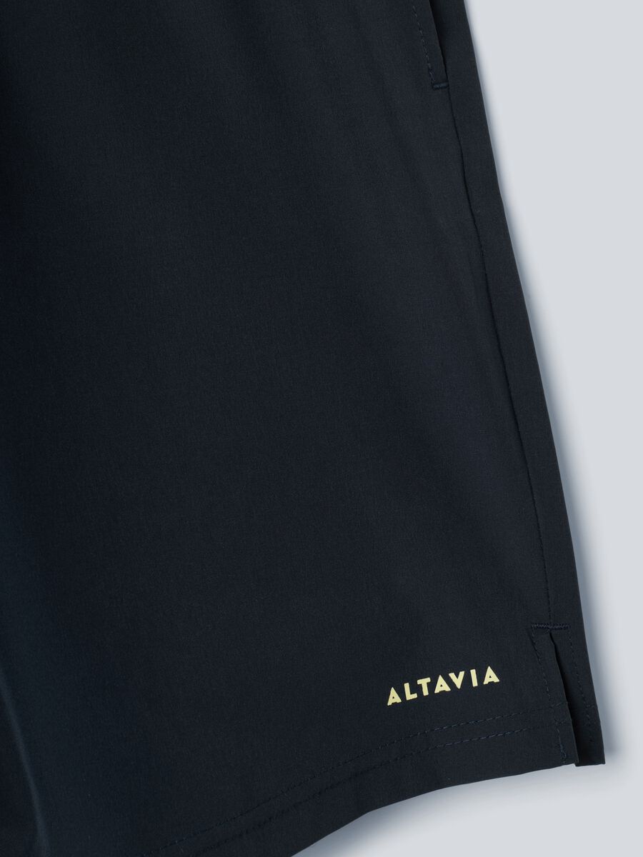 Shorts sportivi neri in tessuto elasticizzato ALTAVIA COURT_5