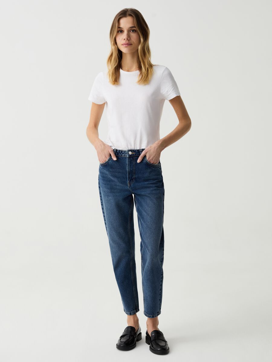Jeans mom fit cropped_0